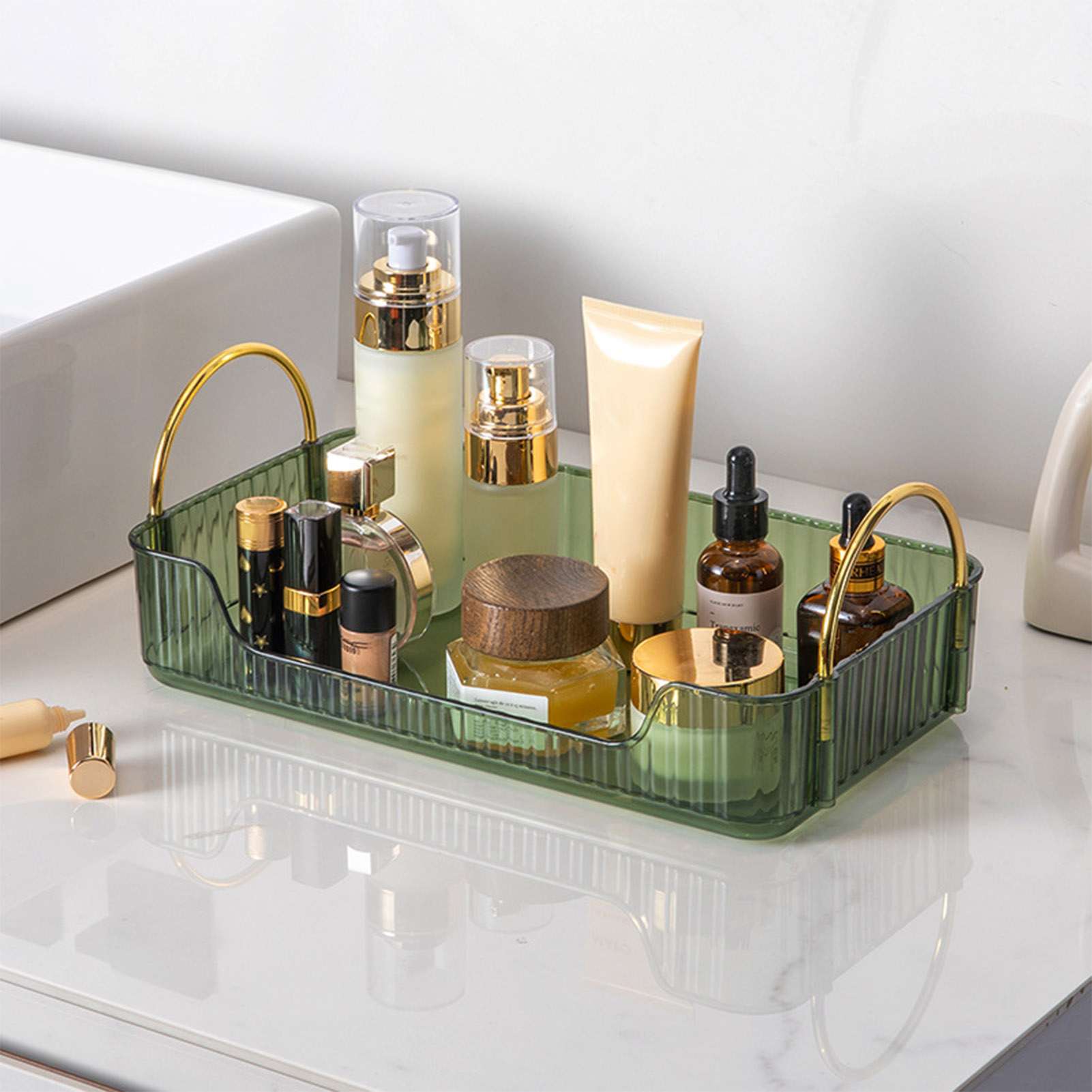 Luxury Skincare Box - Organizer da Bagno di Lusso in