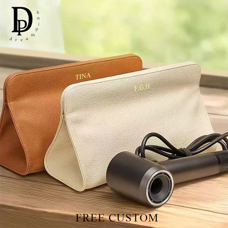 Luxury Skincare Women - Borsa Porta Asciugacapelli in Morbida Pelle