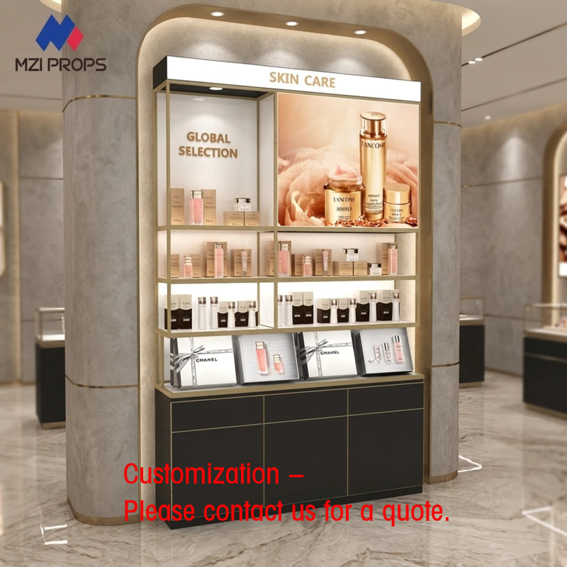 Luxury Skincare & Spa - Espositore Cosmetico Personalizzato di Lusso con