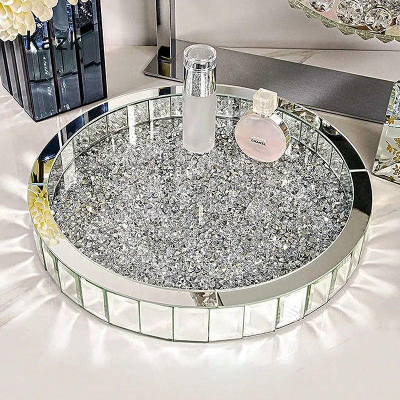 Luxury Skincare Tray - Lussuosi vassoi portaoggetti in vetro con