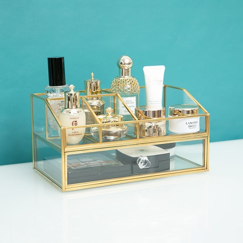 Luxury Skincare Box - Scatola porta cosmetici in vetro di