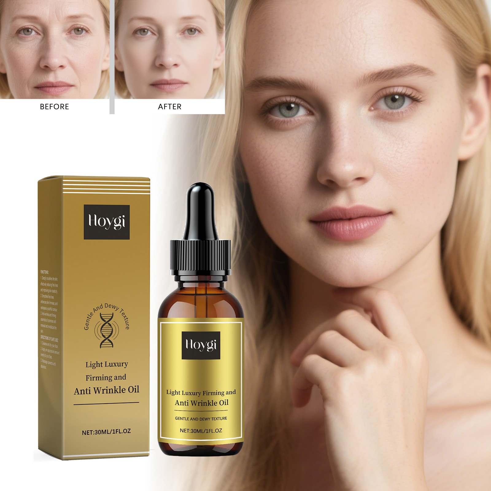 Luxury Skincare Women - Rassodante Cura del viso Olio Lifting