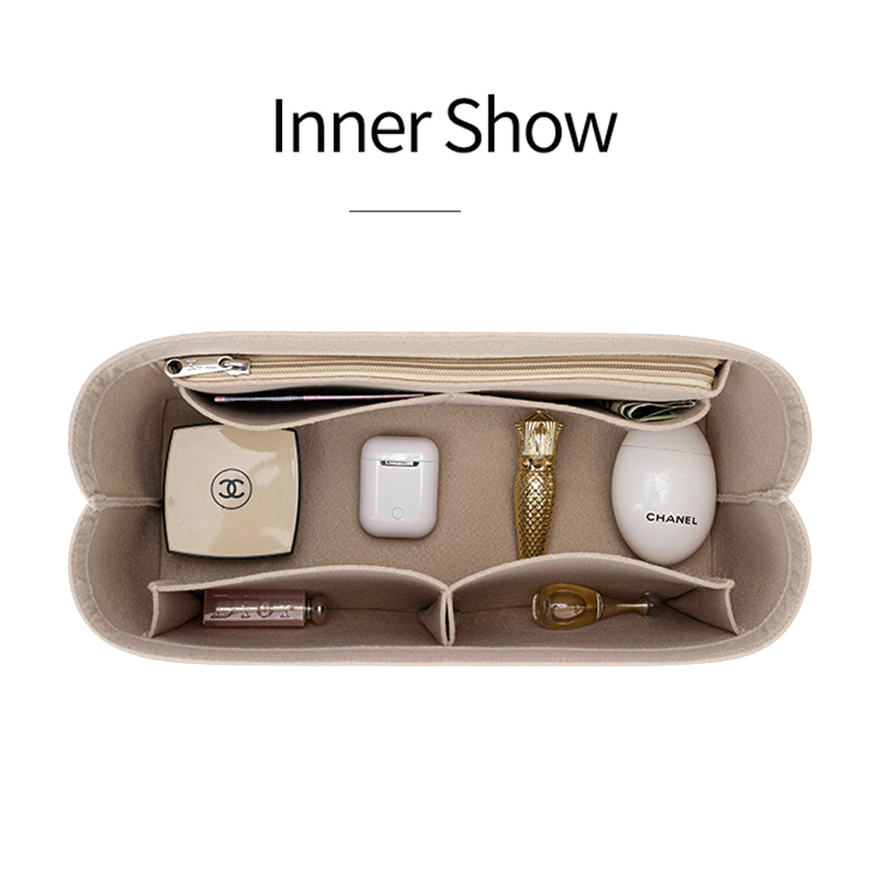 Borsa con inserto in feltro In - Luxury Skincare Women recensione e prezzo